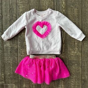 Target Cat & Jack Valentine’s Day Outfit Heart 6-9M